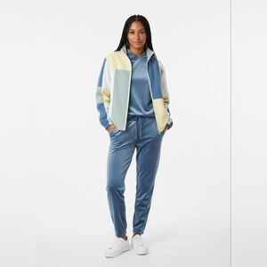 Allison Daley Patchwork Zipper Jacket Colorblock X-Lg Vintage Color Block Jacket